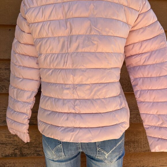 Ci Sono Womens Mauve Puffer Jacket Quilted Lightweight Full Zip M - Picture 9 of 11